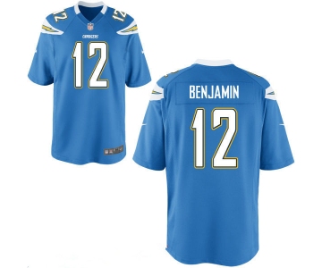 Men's San Diego Chargers #12 Travis Benjamin Light Blue Alternate Stitched NFL Nike Elite Jersey