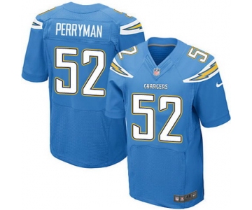 Men's San Diego Chargers #52 Denzel Perryman Light Blue Alternate NFL Nike Elite Jersey