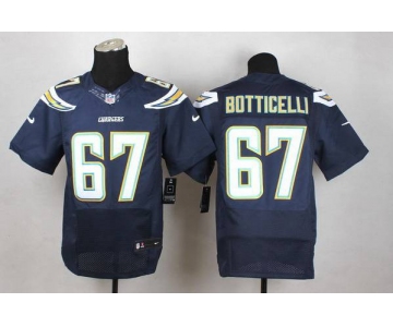 Men's San Diego Chargers #67 Cameron Botticelli 2013 Nike Navy Blue Elite Jersey