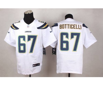 Men's San Diego Chargers #67 Cameron Botticelli 2013 Nike White Elite Jersey