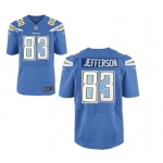 Mens San Diego Chargers #83 John Jefferson Light Blue  Nike Elite jerseys