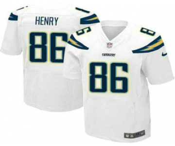 Men's San Diego Chargers #86 Hunter Henry Light Blue Alternate NFL Nike Elite Jersey