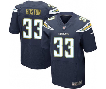 Nike Chargers #33 Tre Boston Navy Blue Team Color Men's Stitched NFL New Elite Jersey