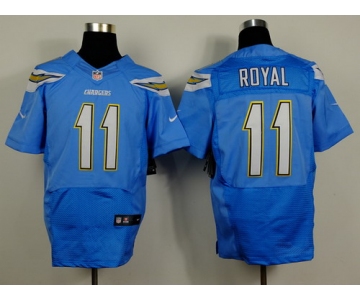 Nike San Diego Chargers #11 Eddie Royal 2013 Light Blue Elite Jersey