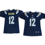 Nike San Diego Chargers #12 Robert Meachem 2013 Navy Blue Elite Jersey