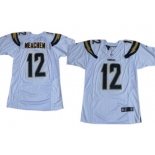 Nike San Diego Chargers #12 Robert Meachem 2013 White Elite Jersey