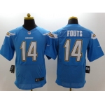 Nike San Diego Chargers #14 Dan Fouts 2013 Light Blue Elite Jersey