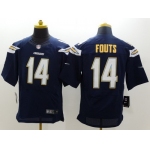 Nike San Diego Chargers #14 Dan Fouts 2013 Navy Blue Elite Jersey