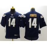 Nike San Diego Chargers #14 Dan Fouts 2013 Navy Blue Elite Jersey