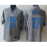 Nike San Diego Chargers #17 Philip Rivers 2013 Gray Vapor Elite Jersey