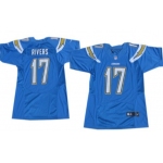 Nike San Diego Chargers #17 Philip Rivers 2013 Light Blue Elite Jersey