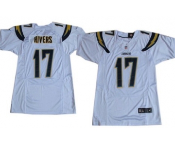 Nike San Diego Chargers #17 Philip Rivers 2013 White Elite Jersey