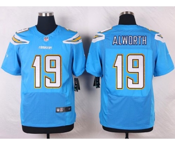 Nike San Diego Chargers #19 Lance Alworth Electric Blue Alternate Men's Stitched NFL New Elite Jersey