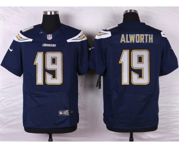 Nike San Diego Chargers #19 Lance Alworth Navy Blue Team Color Men's Stitched NFL New Elite Jersey