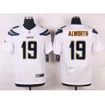 Nike San Diego Chargers #19 Lance Alworth White Men's Stitched NFL New Elite Jersey