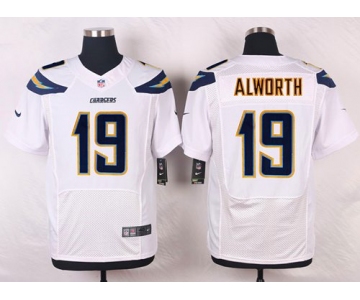 Nike San Diego Chargers #19 Lance Alworth White Men's Stitched NFL New Elite Jersey