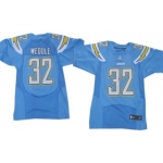 Nike San Diego Chargers #32 Eric Weddle 2013 Light Blue Elite Jersey