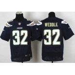 Nike San Diego Chargers #32 Eric Weddle 2013 Navy Blue Elite Jersey