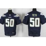 Nike San Diego Chargers #50 Manti Te'o 2013 Navy Blue Elite Jersey