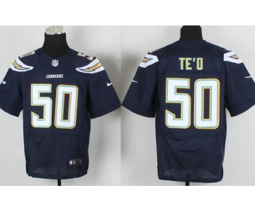 Nike San Diego Chargers #50 Manti Te'o 2013 Navy Blue Elite Jersey