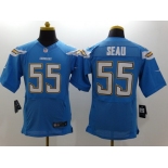 Nike San Diego Chargers #55 Junior Seau 2013 Light Blue Elite Jersey