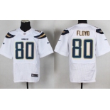 Nike San Diego Chargers #80 Malcom Floyd 2013 White Elite Jersey