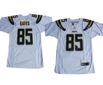 Nike San Diego Chargers #85 Antonio Gates 2013 White Elite Jersey