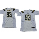 Nike San Diego Chargers #93 Dwight Freeney 2013 White Elite Jersey