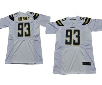 Nike San Diego Chargers #93 Dwight Freeney 2013 White Elite Jersey