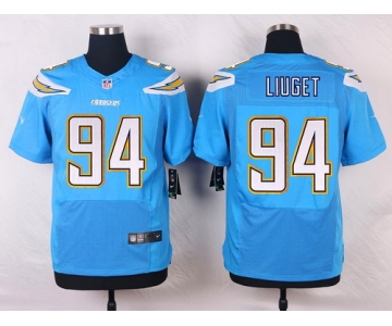 Nike San Diego Chargers #94 Corey Liuget Light Blue Alternate NFL Nike Elite Jersey