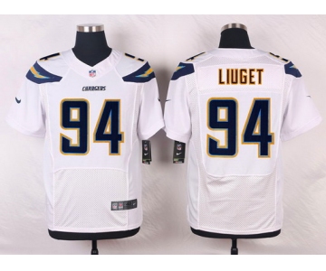 Nike San Diego Chargers #94 Corey Liuget White Road NFL Nike Elite Jersey