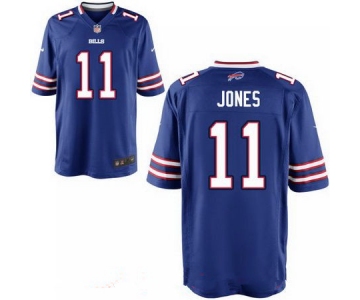 Men's 2017 NFL Draft Buffalo Bills #11 Zay Jones Royal Blue Team Color Stitched NFL Nike Elite Jersey