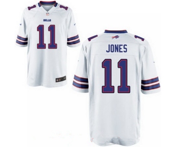 Men's 2017 NFL Draft Buffalo Bills #11 Zay Jones White Road Stitched NFL Nike Elite Jersey