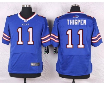 Men's Buffalo Bills #11 Marcus Thigpen Royal Blue Team Color NFL Nike Elite Jersey