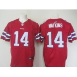 Men's Buffalo Bills #14 Sammy Watkins Red 2015 NFL Nike Elite Jersey