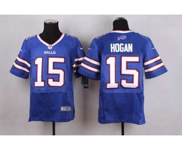 Men's Buffalo Bills #15 Chris Hogan 2013 Nike Light Blue Elite Jersey