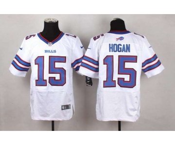 Men's Buffalo Bills #15 Chris Hogan 2013 Nike White Elite Jersey