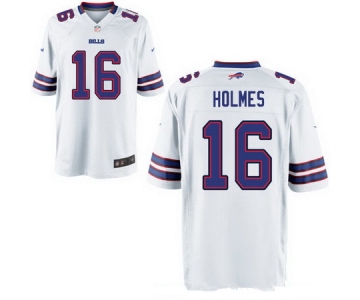 Men's Buffalo Bills #16 Andre Holmes White Road Stitched NFL Nike Elite Jersey