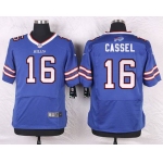 Men's Buffalo Bills #16 Matt Cassel Royal Blue Team Color NFL Nike Elite Jersey