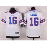 Men's Buffalo Bills #16 Matt Cassel White Road NFL Nike Elite Jersey