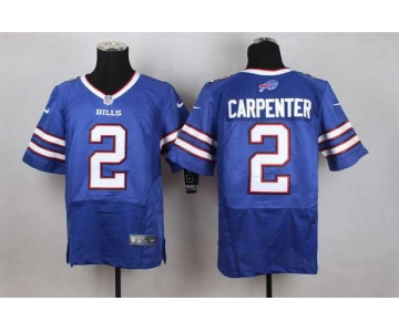 Men's Buffalo Bills #2 Dan Carpenter 2013 Nike Light Blue Elite Jersey