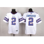 Men's Buffalo Bills #2 Dan Carpenter 2013 Nike White Elite Jersey