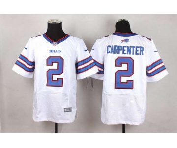 Men's Buffalo Bills #2 Dan Carpenter 2013 Nike White Elite Jersey