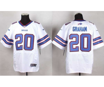 Men's Buffalo Bills #20 Corey Graham 2013 Nike White Elite Jersey