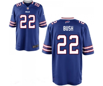 Men's Buffalo Bills #22 Reggie Bush Royal Blue Team Color Stitched NFL Nike Elite Jersey