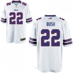 Men's Buffalo Bills #22 Reggie Bush White Road Stitched NFL Nike Elite Jersey