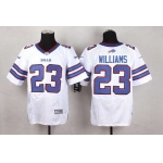 Men's Buffalo Bills #23 Aaron Williams 2013 Nike White Elite Jersey