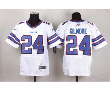 Men's Buffalo Bills #24 Stephon Gilmore 2013 Nike White Elite Jersey