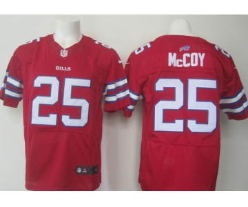 Men's Buffalo Bills #25 LeSean McCoy Red 2015 NFL Nike Elite Jersey