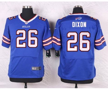 Men's Buffalo Bills #26 Boobie Dixon Royal Blue Team Color NFL Nike Elite Jersey